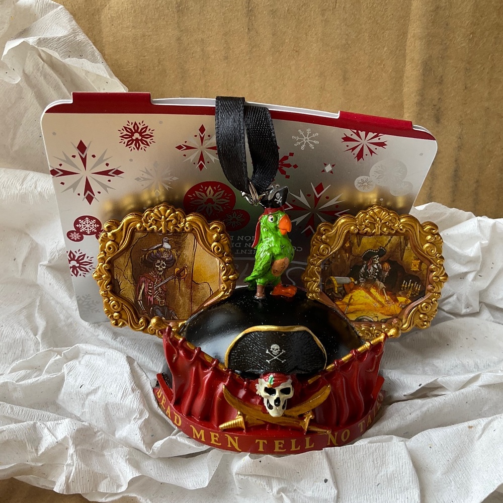 Disney pirates of the Caribbean ear hat ornament